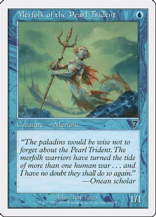 Merfolk of the Pearl Trident (7ED-090) - 7th Edition Foil、Wizards of the Coast、kayou