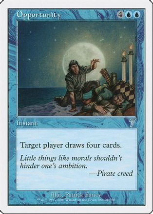 Opportunity (7ED-091) - 7th Edition、Wizards of the Coast、kayou