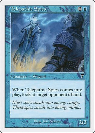 Telepathic Spies (7ED-101) - 7th Edition、Wizards of the Coast、kayou