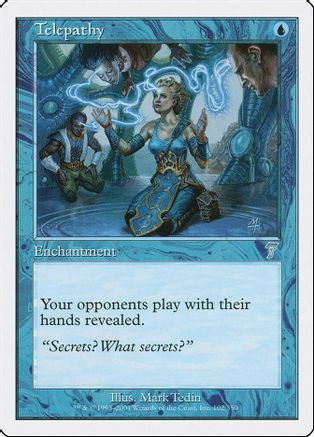 Telepathy (7ED-102) - 7th Edition Foil、Wizards of the Coast、kayou