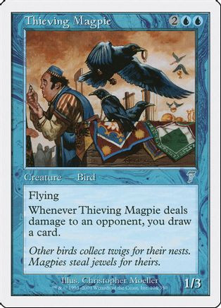 Thieving Magpie (7ED-104) - 7th Edition、Wizards of the Coast、kayou