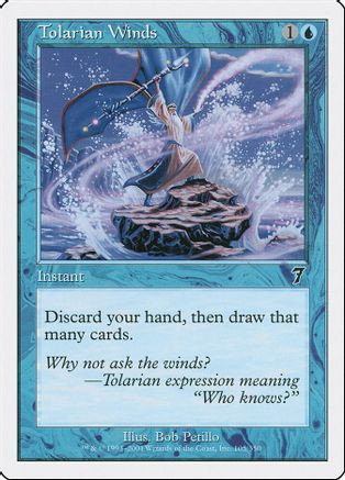 Tolarian Winds (7ED-105) - 7th Edition、Wizards of the Coast、kayou