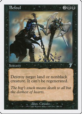 Befoul (7ED-118) - 7th Edition、Wizards of the Coast、kayou