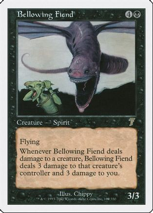 Bellowing Fiend (7ED-119) - 7th Edition Foil、Wizards of the Coast、kayou