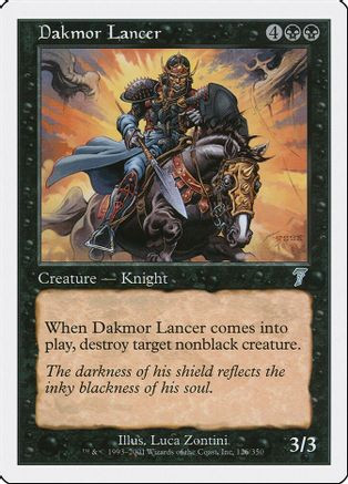 Dakmor Lancer (7ED-126) - 7th Edition Foil、Wizards of the Coast、kayou