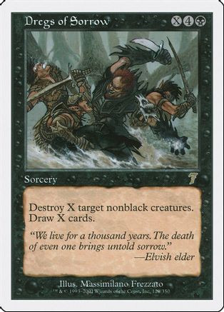 Dregs of Sorrow (7ED-129) - 7th Edition Foil、Wizards of the Coast、kayou