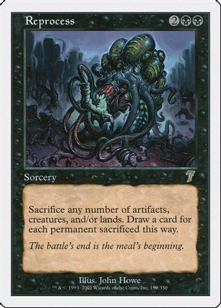 Reprocess (7ED-159) - 7th Edition、Wizards of the Coast、kayou