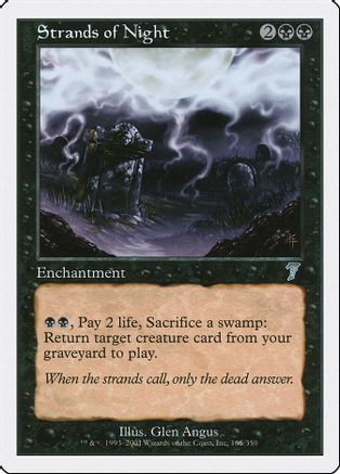 Strands of Night (7ED-165) - 7th Edition、Wizards of the Coast、kayou