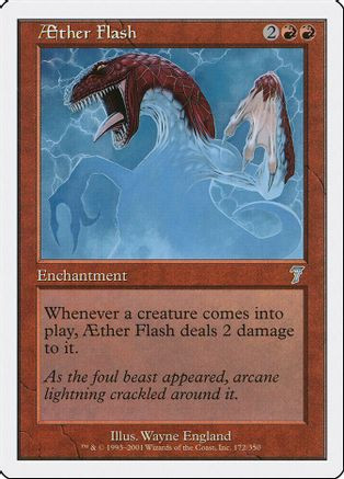 Aether Flash (7ED-172) - 7th Edition Foil、Wizards of the Coast、kayou