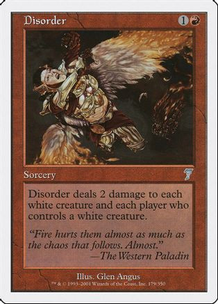 Disorder (7ED-179) - 7th Edition、Wizards of the Coast、kayou