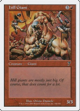 Hill Giant (7ED-196) - 7th Edition Foil、Wizards of the Coast、kayou
