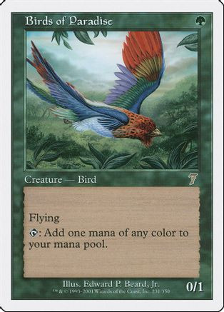 Birds of Paradise (7ED-231) - 7th Edition、Wizards of the Coast、kayou
