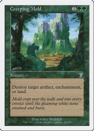 Creeping Mold (7ED-236) - 7th Edition、Wizards of the Coast、kayou