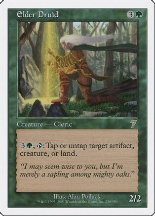 Elder Druid (7ED-238) - 7th Edition、Wizards of the Coast、kayou
