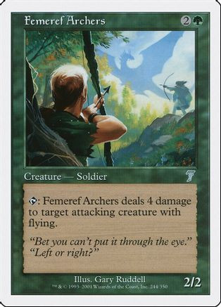 Femeref Archers (7ED-244) - 7th Edition Foil、Wizards of the Coast、kayou