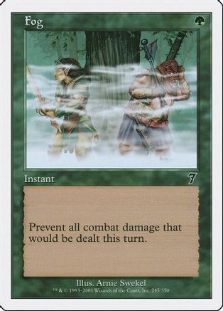 Fog (7ED-245) - 7th Edition Foil、Wizards of the Coast、kayou