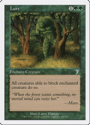 Lure (7ED-255) - 7th Edition、Wizards of the Coast、kayou