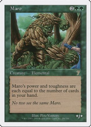 Maro (7ED-256) - 7th Edition、Wizards of the Coast、kayou