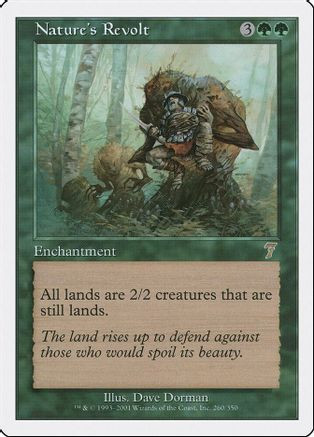 Nature's Revolt (7ED-260) - 7th Edition、Wizards of the Coast、kayou