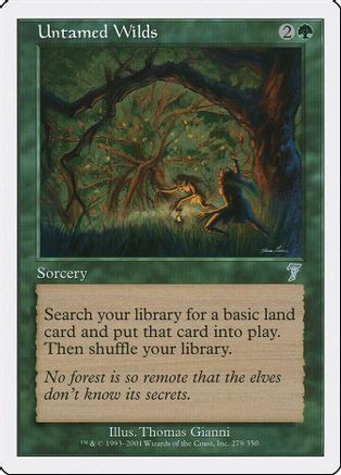 Untamed Wilds (7ED-279) - 7th Edition、Wizards of the Coast、kayou