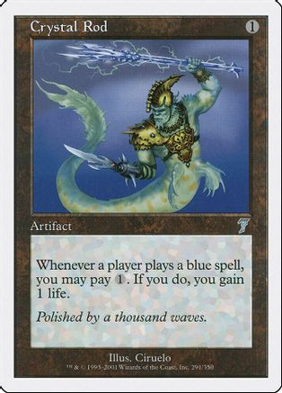 Crystal Rod (7ED-291) - 7th Edition Foil、Wizards of the Coast、kayou