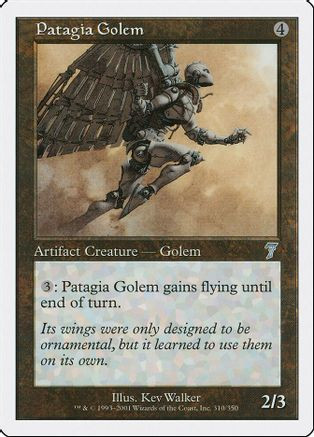 Patagia Golem (7ED-310) - 7th Edition Foil、Wizards of the Coast、kayou