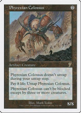Phyrexian Colossus (7ED-311) - 7th Edition、Wizards of the Coast、kayou