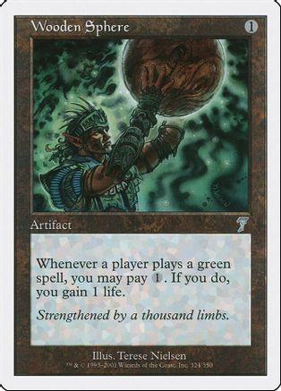 Wooden Sphere (7ED-324) - 7th Edition、Wizards of the Coast、kayou