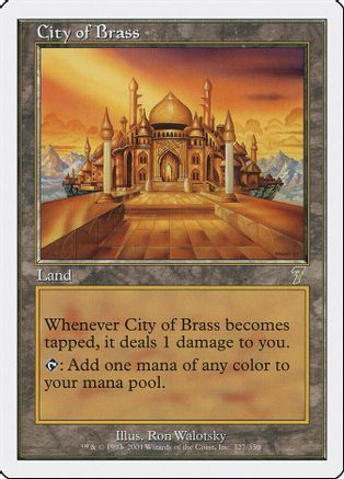 City of Brass (7ED-327) - 7th Edition、Wizards of the Coast、kayou