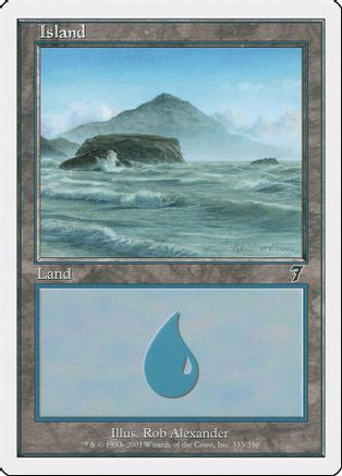 Island (333) (7ED-333) - 7th Edition、Wizards of the Coast、kayou