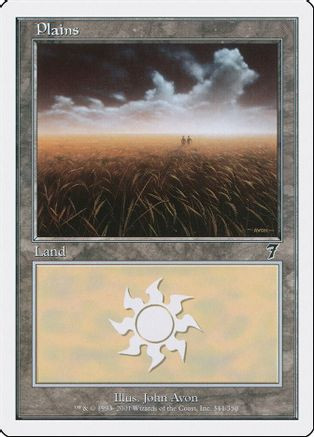 Plains (344) (7ED-344) - 7th Edition、Wizards of the Coast、kayou