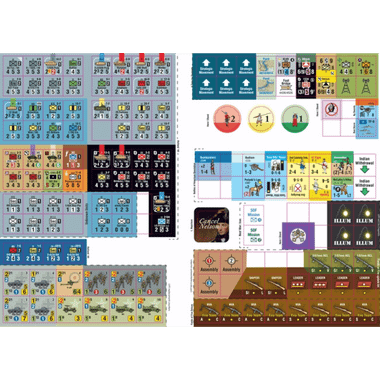 GMT Games: 2025 Replacement Countersheet、GMT Games、kayou