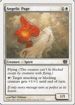 Angelic Page (8ED-002) - 8th Edition Foil、Wizards of the Coast、kayou