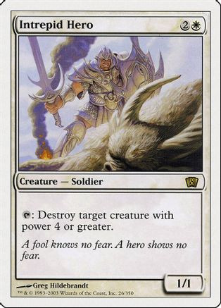 Intrepid Hero (8ED-026) - 8th Edition Foil、Wizards of the Coast、kayou
