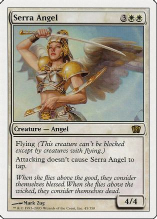 Serra Angel (8ED-045) - 8th Edition、Wizards of the Coast、kayou