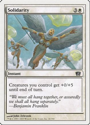 Solidarity (8ED-046) - 8th Edition、Wizards of the Coast、kayou