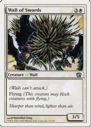 Wall of Swords (8ED-056) - 8th Edition、Wizards of the Coast、kayou