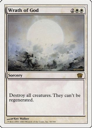 Wrath of God (8ED-058) - 8th Edition、Wizards of the Coast、kayou