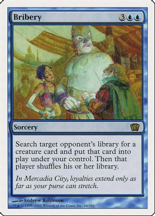 Bribery (8ED-064) - 8th Edition Foil、Wizards of the Coast、kayou