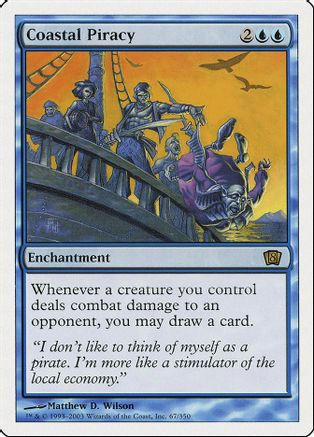 Coastal Piracy (8ED-067) - 8th Edition、Wizards of the Coast、kayou