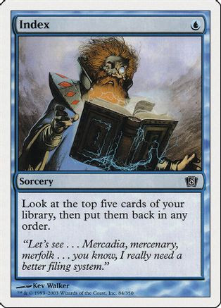 Index (8ED-084) - 8th Edition、Wizards of the Coast、kayou