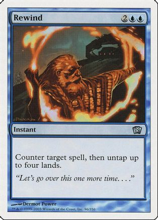 Rewind (8ED-096) - 8th Edition、Wizards of the Coast、kayou