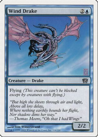Wind Drake (8ED-114) - 8th Edition、Wizards of the Coast、kayou