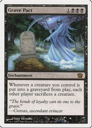 Grave Pact (8ED-137) - 8th Edition、Wizards of the Coast、kayou