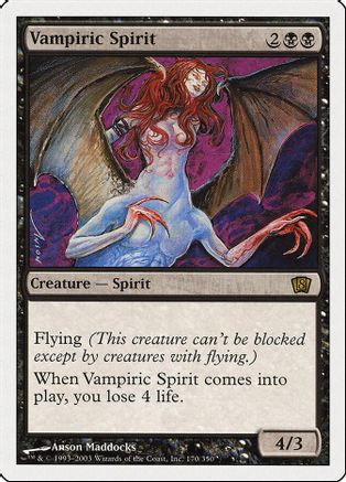 Vampiric Spirit (8ED-170) - 8th Edition Foil、Wizards of the Coast、kayou