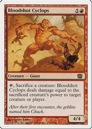 Bloodshot Cyclops (8ED-179) - 8th Edition Foil、Wizards of the Coast、kayou