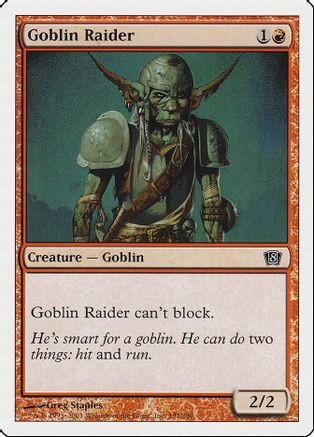Goblin Raider (8ED-191) - 8th Edition Foil、Wizards of the Coast、kayou