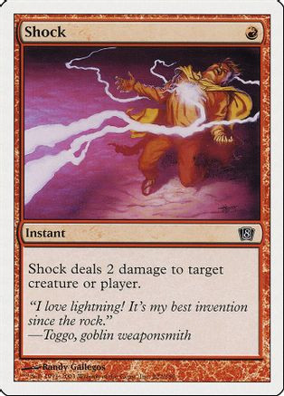 Shock (8ED-222) - 8th Edition、Wizards of the Coast、kayou
