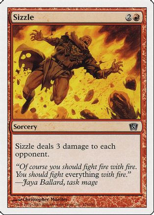 Sizzle (8ED-224) - 8th Edition Foil、Wizards of the Coast、kayou