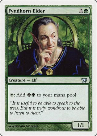 Fyndhorn Elder (8ED-251) - 8th Edition、Wizards of the Coast、kayou